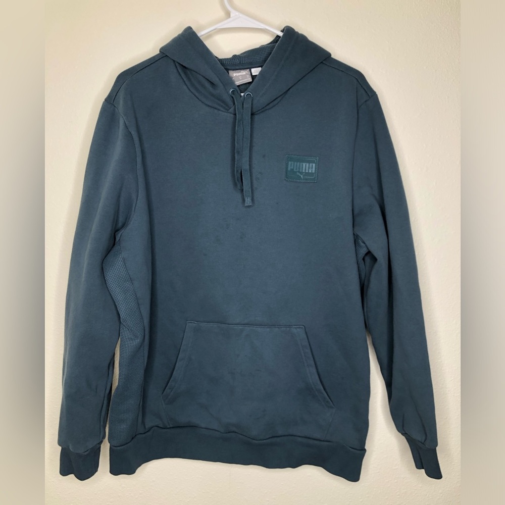 Green Puma Hoodie—XL (please see photos)